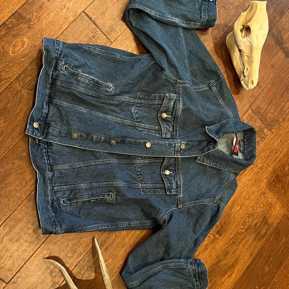 Wrangler Hero Blue Denim Jacket EUC in Men’s size XLT - Picture 5 of 5